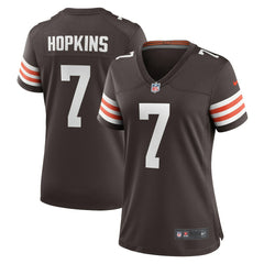 NFL Dustin Hopkins Cleveland Browns Women's Team Game Jersey - Brown