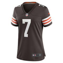 NFL Dustin Hopkins Cleveland Browns Women's Team Game Jersey - Brown