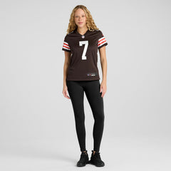 NFL Dustin Hopkins Cleveland Browns Women's Team Game Jersey - Brown