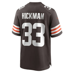 NFL Ronnie Hickman Cleveland Browns Team Game Jersey - Brown
