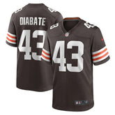 NFL Mohamoud Diabate Cleveland Browns Team Game Jersey - Brown