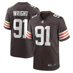 NFL Alex Wright Cleveland Browns Team Game Jersey - Brown