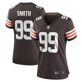 NFL Za'Darius Smith Cleveland Browns Women's Team Game Jersey - Brown