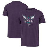 LaMelo Ball Charlotte Hornets '47 Player Logo Vintage T-Shirt Purple