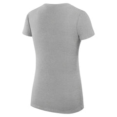 Colorado Rockies G-III 4Her by Carl Banks Women's Super-Slim Fit Lightweight City Graphic V-Neck T-Shirt - Heather Gray T-shirts