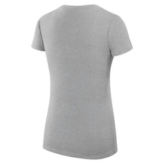 Milwaukee Brewers G-III 4Her by Carl Banks Women's Super-Slim Fit Lightweight City Graphic V-Neck T-Shirt - Heather Gray T-shirts