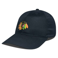 NHL Chicago Blackhawks Levelwear Matrix Adjustable Hat - Black