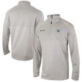 Charlotte Hornets Omni-Wick Rockin' It Quarter-Zip Pullover Top Heather Gray