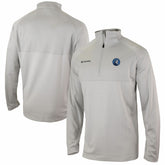 Minnesota Timberwolves Omni-Wick Rockin' It Quarter-Zip Pullover Top Heather Gray