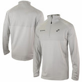 Utah Jazz Omni-Wick Rockin' It Quarter-Zip Pullover Top Heather Gray