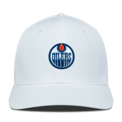 NHL Edmonton Oilers Levelwear Rise Flex Hat - White