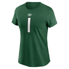 Sauce Gardner New York Jets Women's Player Name & Number T-Shirt Green