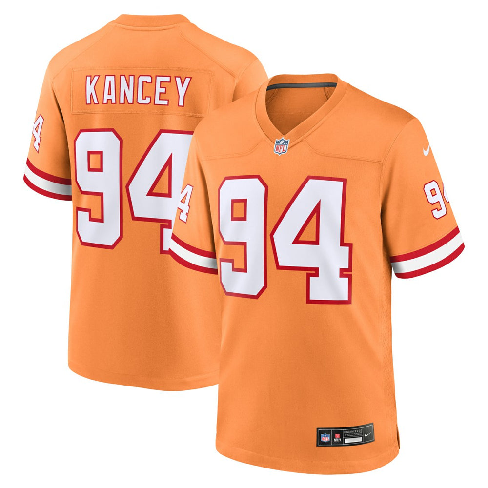 NFL Calijah Kancey Tampa Bay Buccaneers Alternate Game Jersey - Orange