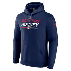 NHL New York Rangers Fanatics Alternate Wordmark Fleece Pullover Hoodie - Navy