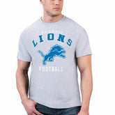 Detroit Lions Starter Logo Graphic T-Shirt Gray