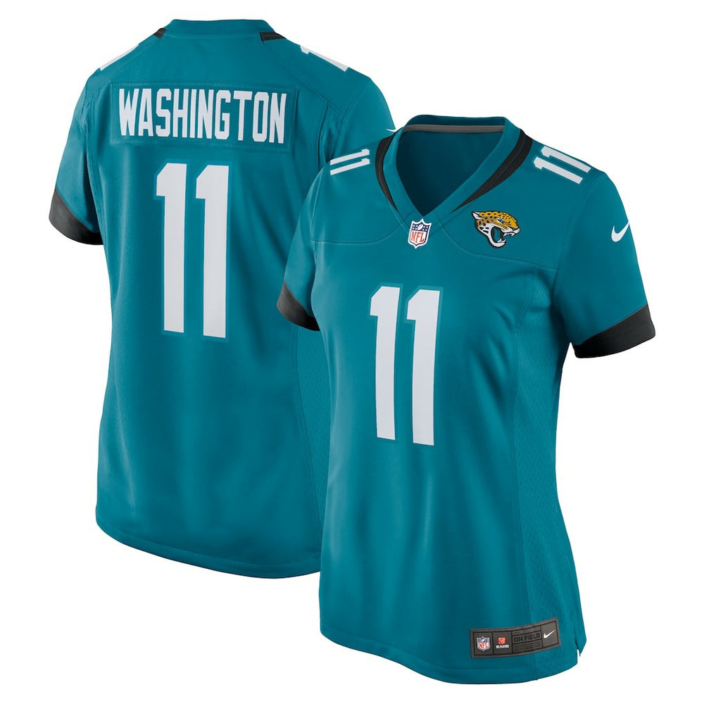 NFL Parker Washington Jacksonville Jaguars Women's Team Game Jersey - Teal