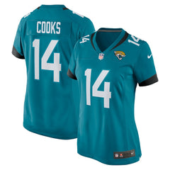 NFL Elijah Cooks Jacksonville Jaguars Women's Team Game Jersey - Teal