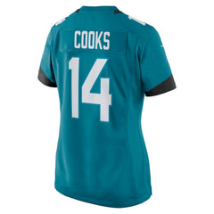 NFL Elijah Cooks Jacksonville Jaguars Women's Team Game Jersey - Teal