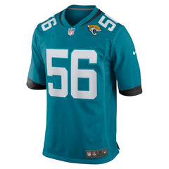 NFL Yasir Abdullah Jacksonville Jaguars Team Game Jersey - Teal