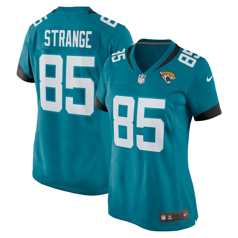 NFL Brenton Strange Jacksonville Jaguars Women's Team Game Jersey - Teal