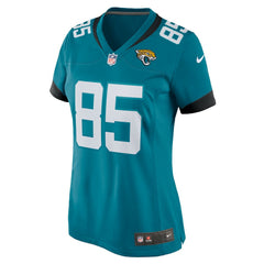 NFL Brenton Strange Jacksonville Jaguars Women's Team Game Jersey - Teal