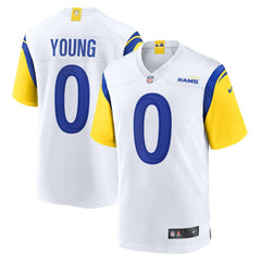 NFL Byron Young Los Angeles Rams Team Game Jersey - White