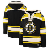 NHL Boston Bruins '47 Big & Tall Superior Lacer Pullover Hoodie - Black