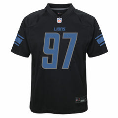 NFL Aidan Hutchinson Detroit Lions Youth Game Jersey - Black