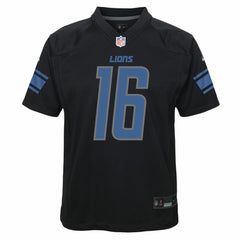 Jared Goff Detroit Lions Youth Game Jersey Black