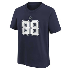 CeeDee Lamb Dallas Cowboys Preschool Player Name & Number T-Shirt Navy