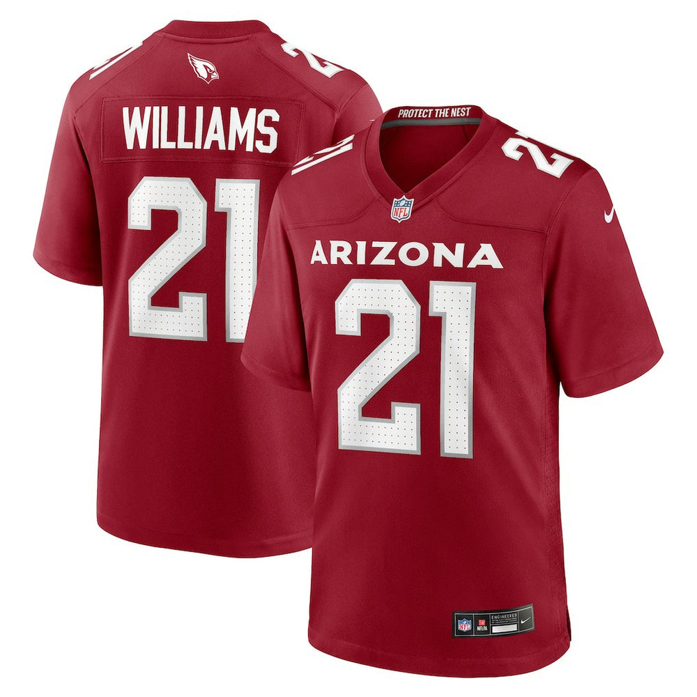 NFL Garrett Williams Arizona Cardinals Game Jersey - Cardinal