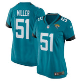 NFL Ventrell Miller Jacksonville Jaguars Women's Game Jersey - Teal