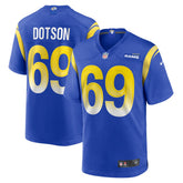 Kevin Dotson Los Angeles Rams Game Jersey Royal