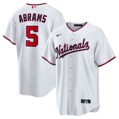 CJ Abrams Washington Nationals Nike Youth Home Replica Player Jersey - White Jerseys