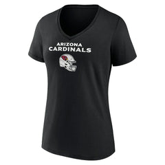 Budda Baker Arizona Cardinals Women's Team Wordmark Player Name & Number V-Neck T-Shirt Black