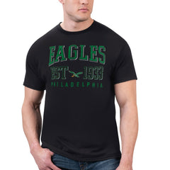 Philadelphia Eagles Starter Retro Team Graphic T-Shirt Black