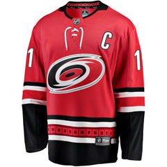 NHL Jordan Staal Carolina Hurricanes Fanatics Alternate Breakaway Jersey - Red