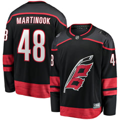 NHL Jordan Martinook Carolina Hurricanes Fanatics Home Breakaway Jersey - Black