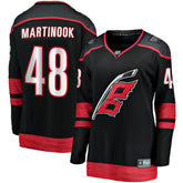 NHL Jordan Martinook Carolina Hurricanes Fanatics Women's Home Breakaway Player Jersey - Black