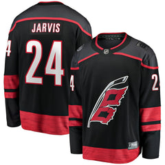 NHL Seth Jarvis Carolina Hurricanes Fanatics Home Breakaway Jersey - Black