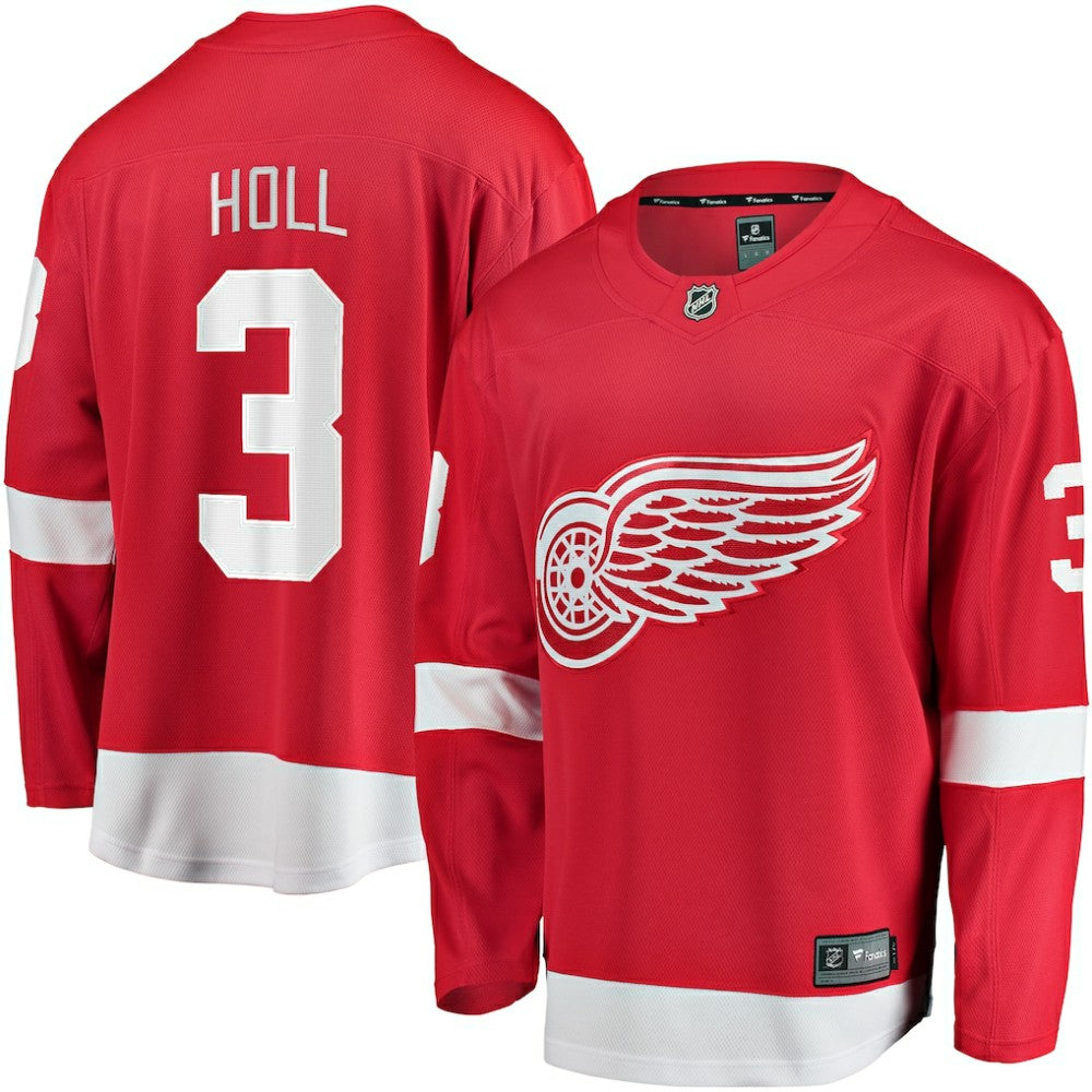 NHL Justin Holl Detroit Red Wings Fanatics Home Breakaway Jersey - Red