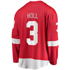 NHL Justin Holl Detroit Red Wings Fanatics Home Breakaway Jersey - Red