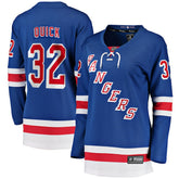 NHL Jonathan Quick New York Rangers Fanatics Women's Home Breakaway Player Jersey - Blue