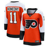 NHL Travis Konecny Philadelphia Flyers Fanatics Women's Home Breakaway Player Jersey - Orange