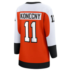 NHL Travis Konecny Philadelphia Flyers Fanatics Women's Home Breakaway Player Jersey - Orange