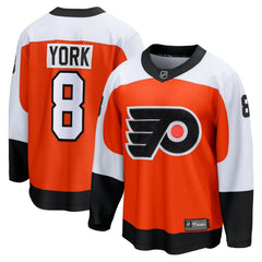 NHL Cam York Philadelphia Flyers Fanatics Home Breakaway Jersey - Orange