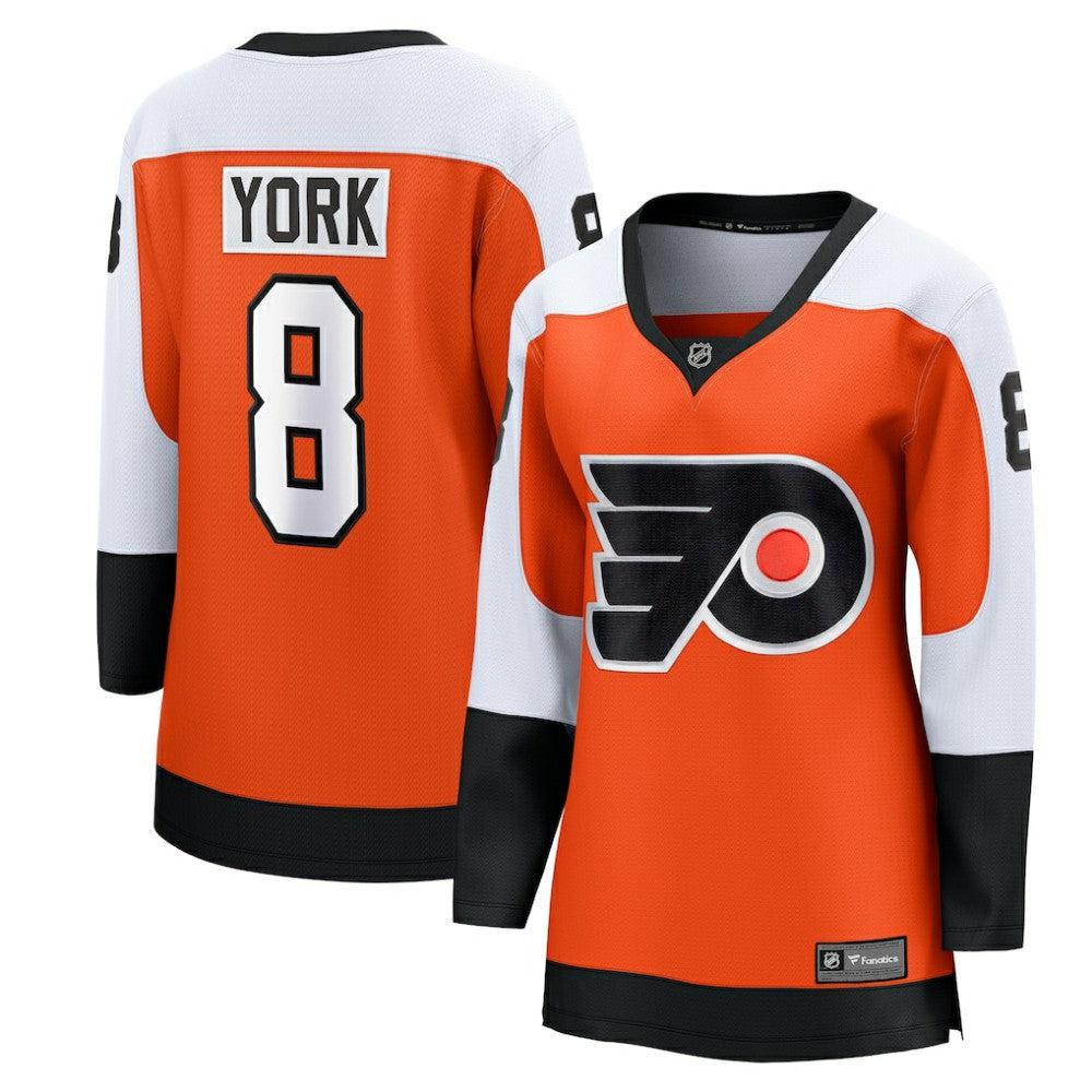 NHL Cam York Philadelphia Flyers Fanatics Women's Home Breakaway Player Jersey - Orange