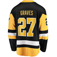 NHL Ryan Graves Pittsburgh Penguins Fanatics Home Breakaway Jersey - Black