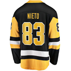 NHL Matt Nieto Pittsburgh Penguins Fanatics Home Breakaway Jersey - Black