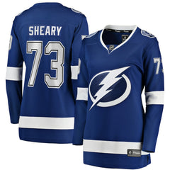 NHL Conor Sheary Tampa Bay Lightning Fanatics Women's Home Breakaway Player Jersey - Blue